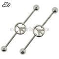 Industrial Barbell Piercing 4