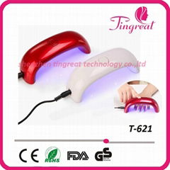 Portable LED nail Lamp nail dryer (Model:T-621)