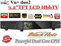 Vu plus Duo2 2*  Tuner Full HD 1080P Twin Linux PVR Satellite Receiver 3D Ready 