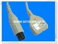 6 PIN 3 LEADS ECG TRUCK CABLE FOR DIN