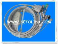 NIHON KOHDEN 10 LEADWIRES ECG EKG CABLE 