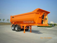 HuaWin 3 axle 25CBM tipper semi trailer