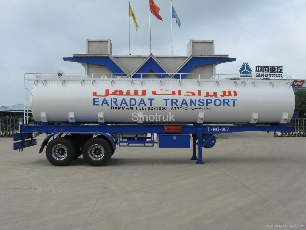 HuaWin 3 axle 38.000Liters fuel tanker semi trailer  3
