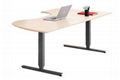 HTSJ803 three legs semicircular desk