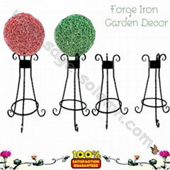 Iron flower stand