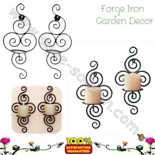 Iron Wall Candle Holder 2