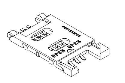 FOXCONN 6PIN SIM CARD  WL608C3-M04-7F