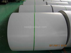 Prepainted steel coil PPGI white color high quality