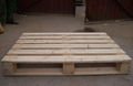 Wooden pallet of storage equipment