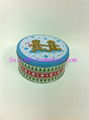 biscuit round tin box