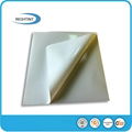 Self adhesive white glossy PVC film