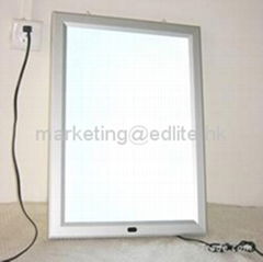 Aluminum Snap open Mirror LED slim light box