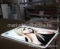 Crystal magnetic LED slim light box 1