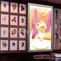 Crystal magnetic LED slim light box 2