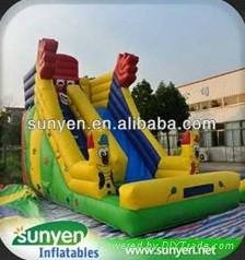 Clown Inflatable Giant Slide for Kids and Adults