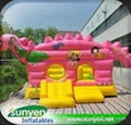 Attractive Inflatable Pink Dinosaur