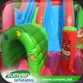 Popular Inflatable Clown Slide with Obstacle 3