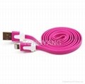 Flat Micro USB Cable for iphone 5 3