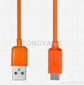 Round micro usb cable for iphone 4