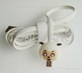 Cute carton usb data cable for iphone 5