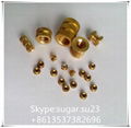 Brass knurled insert nut 1