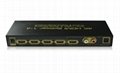 4k support HDMI 1x4 splitter with extra audio out 2