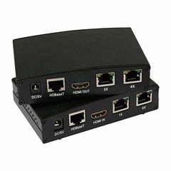 HDMI 100m extender by singal cat with extra ethernet port