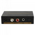 Digital optical to analog with SPDIF 4x1