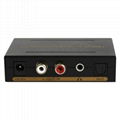 Digital optical to analog with SPDIF 4x1 switcher