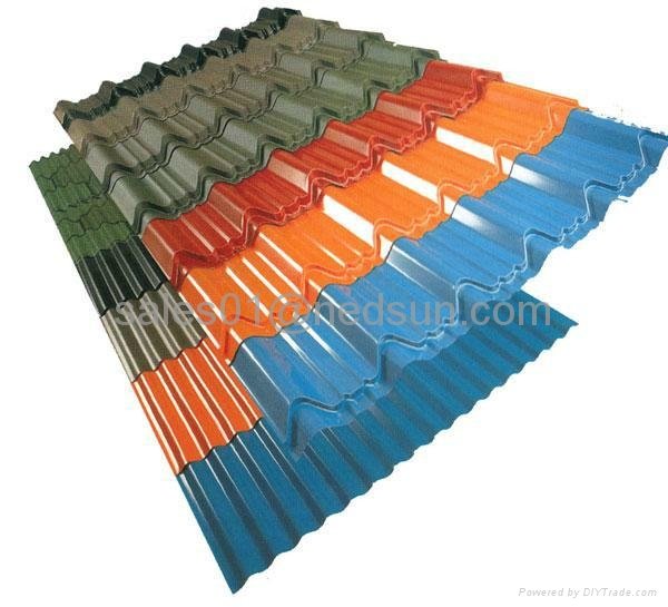 color corragated sheet