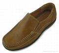 Slip on mens leather shoes distributor 1