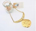 2014 gold plated vintage pendant necklace for christmas gift