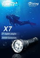 Hi-max cree xm-l U2*3 LED Diving Flashlight 1