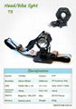 CREE XM-L U2 head lamp 1200 lumen light lamp head lamp lamp bike light led 1