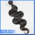 100% wholesale 7A Brazilian body wave human hair extensions for black woman  2