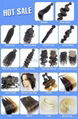 100% wholesale 7A Brazilian body wave human hair extensions for black woman  5