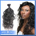 wholesale 7A grade malaysian natural wave human hair weft for lady