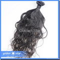 wholesale 7A grade malaysian natural wave human hair weft for lady 2