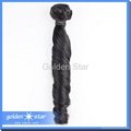 malaysian hair spring curly hair weave human remy hair weave 2