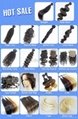 malaysian hair spring curly hair weave human remy hair weave 3