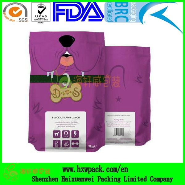 pet food stand up pouch packing