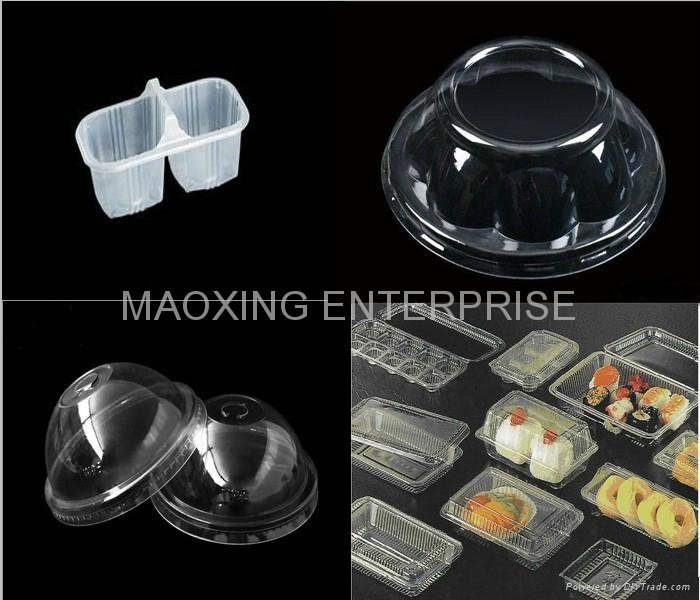 MX-420S Servo motor sheet sending plastic cup lid/cover forming machine  2