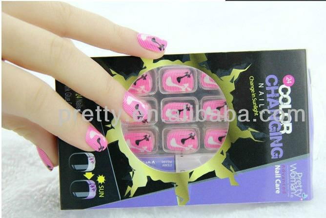 Fashion Color Changing Nail Art