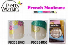 Easy Application Nail Art 24pcs French Nail Tips