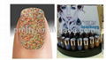 10ml Pretty Woman Brand Shiny Gold Gel Glitter Nail Polish  2