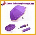 Lady Sweet printing umbrella wholesale 3 folding Umbrella 1