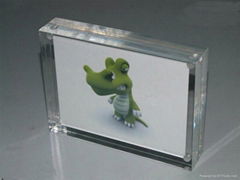 Clear acrylic with magnet Photo Frame