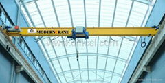 Single Girder Overhead Medium Duty 5t Bridge Cranes for Machine Shop