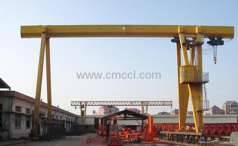 MH25t - 20m - 9m  Railway Yard Single Girder Gantry Crane