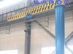 Fixed Pillar Free Standing Jib Cranes for Plant Room Maintenance